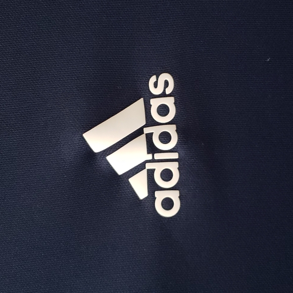 adidas Men's Advantage  Polo  Golf Shirt 2XL Collegiate Navy White - Picture 5 of 9